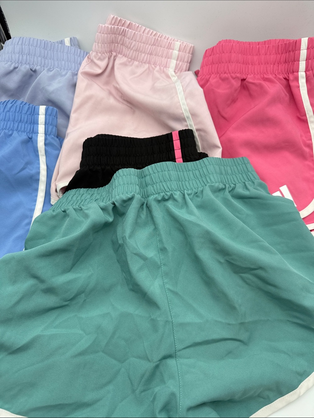 Adidas Girls Size 14 Kids Large Athletic Shorts Lot of 7 - Picture 5 of 16